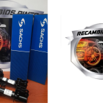 SACHS 290 386 Amortiguador  izquierda delantero , Presión de gas, Bitubular,