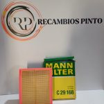 C-29168 MANN-FILTER Filtro de aire NISSAN INTERSTAR Autobús (X70) dCI 90
