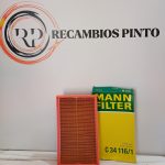 c34116/1 filtro de aire mann filter OPEL	SPEEDSTER (E01) 2.2 (R97) 06/2000 - 08/2005