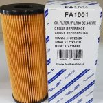Filtro de aceite original : fa1001rec VW	CADDY II Furgoneta/monovolumen (9K9A) 1.9 TDI