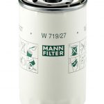 W-719/27 con MANN-FILTER Filtro de aceite FORD FIESTA V (JH_, JD_)1.6 16V	11/2001 - 06/2008