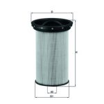 KX 69 MAHLE Filtro de combustible BMW 3 (E46)	318 d 09/2001 - 03/2003